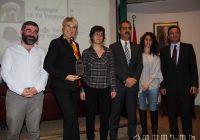 Լէյլա Ալաթոն եւ ծրագրի պատասխանատուները (Լուսանկար՝ Արի Թաշ)