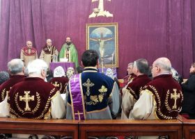 Դրուագ մը արարողութենէն (Լուսանկարը՝ եկեղեցիէն)