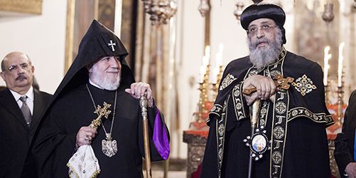 Վեհափառ Հայրապետը եւ Ղպտի Պատրիարքը